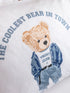 LC Waikiki Teddy Bear Printed Double Duvet Cover Set